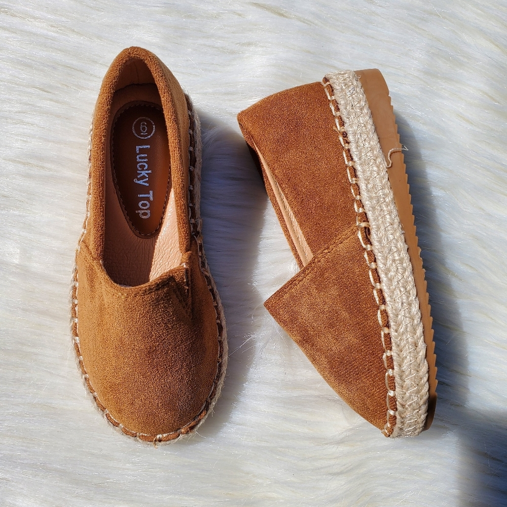Kids Tan Espradilles